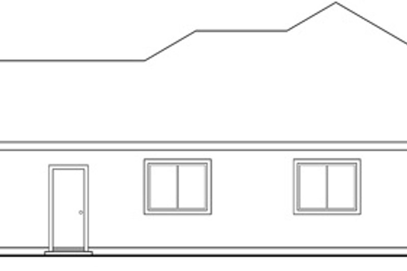 House Plan Design - Exterior - Other Elevation 1 House Plan #124-334 - 3 bed, 2 bath