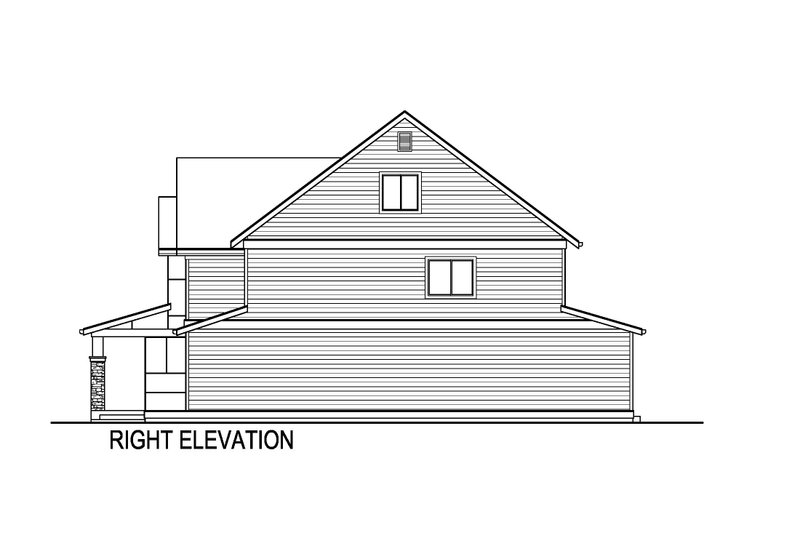 House Plan Design - Exterior - Other Elevation 1 for Contemporary House Plan #569-86 - 5 bed, 4 bath