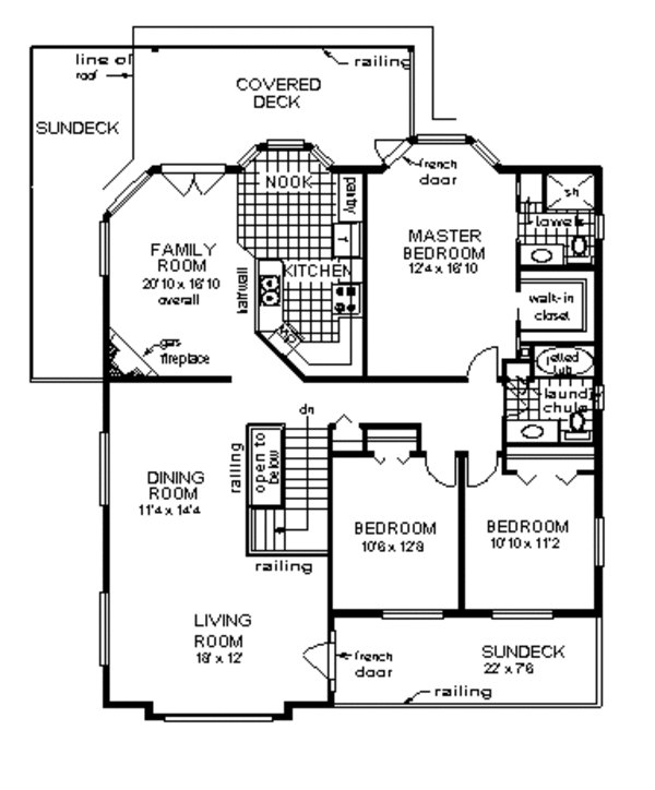 Mediterranean Floor Plan - Main Floor Plan #18-212