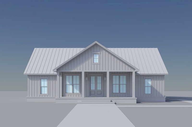 House Plan Design - Exterior - Front Elevation 8 for Farmhouse House Plan #430-432 - 4 bed, 3 bath