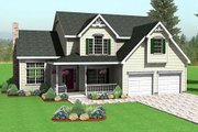 Traditional Style House Plan - 3 Beds 2.5 Baths 2296 Sq/Ft Plan #75-178 