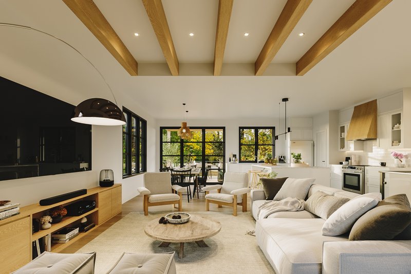 Dream House Plan - Interior - Family Room for Modern House Plan #23-2762 - 4 bed, 2 bath