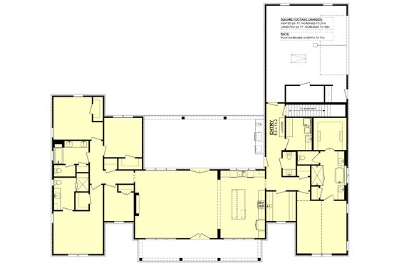 Floor Plan - Other Floor for Farmhouse House Plan #430-420 - 4 bed, 3.5 bath