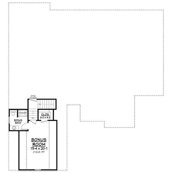 Architectural House Design - European Floor Plan - Upper Floor Plan #430-139