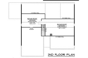 Floor Plan - Other Floor for Cottage House Plan #1064-35 - 3 bed, 2.5 bath