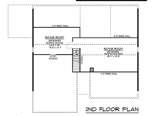Cottage Floor Plan - Other Floor Plan #1064-35