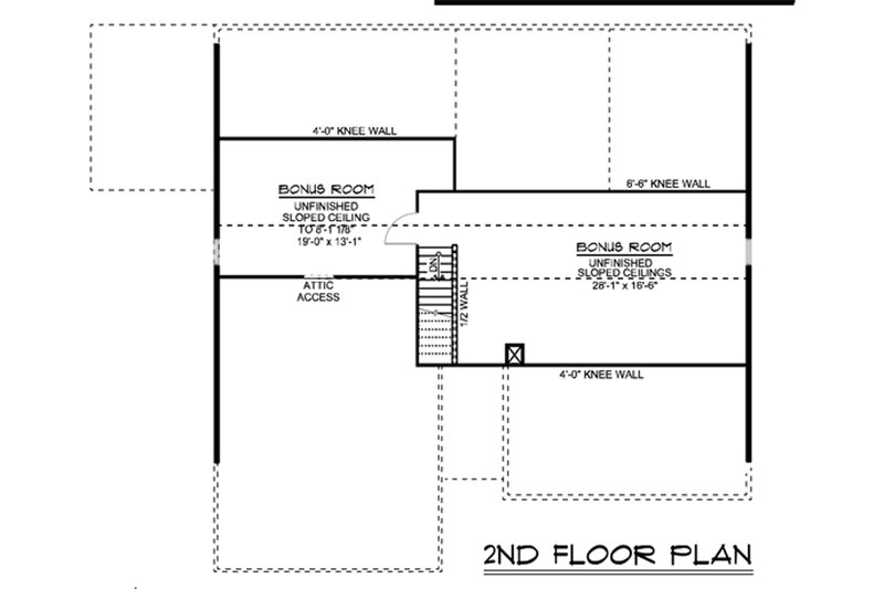 House Plan Design - Floor Plan - Other Floor for Cottage House Plan #1064-35 - 3 bed, 2.5 bath