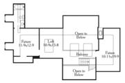 European Style House Plan - 3 Beds 2 Baths 2358 Sq/Ft Plan #406-181 