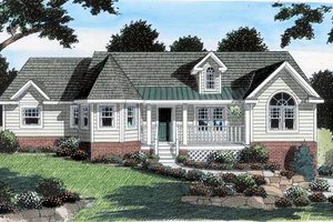 Traditional Exterior - Front Elevation Plan #312-620