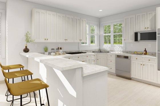 Interior - Kitchen for Traditional House Plan #1060-216 - 3 bed, 2.5 bath