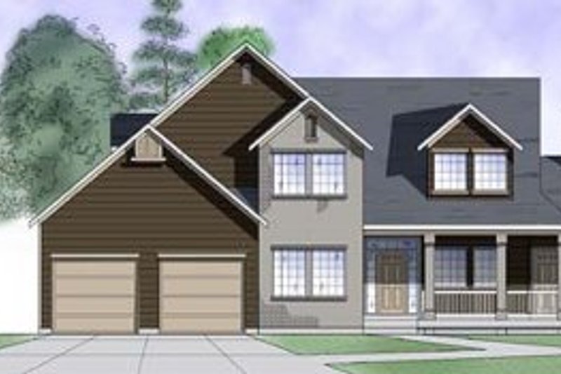 Dream House Plan - Country Exterior - Front Elevation Plan #5-180