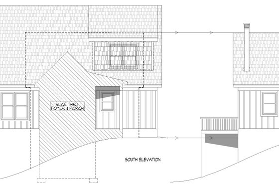 Exterior - Other Elevation for Southern House Plan #932-797 - 4 bed, 3.5 bath
