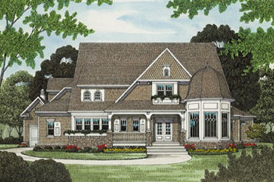 Exterior - Other Elevation for Craftsman House Plan #413-122 - 4 bed, 4 bath