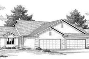 Architectural House Design - Exterior - Front Elevation for Traditional House Plan #70-751 - 2 bed, 2 bath