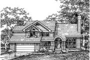 Traditional Style House Plan - 4 Beds 3 Baths 2623 Sq/Ft Plan #50-158 