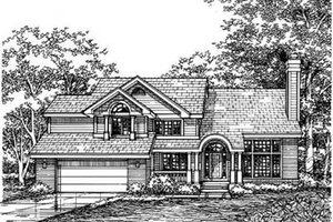 Traditional Exterior - Front Elevation Plan #50-158