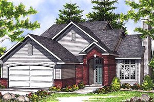 Traditional Exterior - Front Elevation Plan #70-112