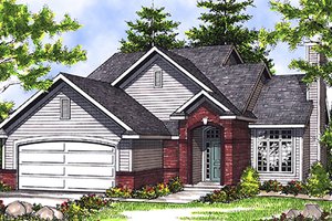 Home Plan - Traditional Exterior - Front Elevation Plan #70-112