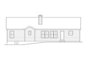 Ranch Style House Plan - 3 Beds 2 Baths 1594 Sq/Ft Plan #22-587 