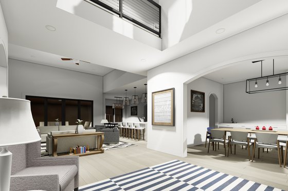 Interior - Entry for Traditional House Plan #1069-35 - 4 bed, 4.5 bath