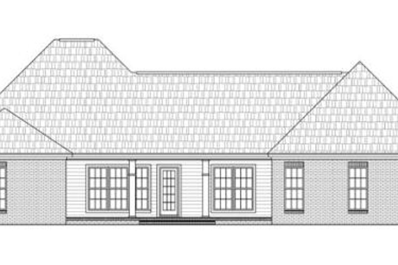 Home Plan - Exterior - Rear Elevation for Traditional House Plan #21-272 - 4 bed, 2.5 bath