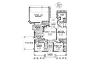 Colonial Style House Plan - 5 Beds 4 Baths 3270 Sq/Ft Plan #310-704 