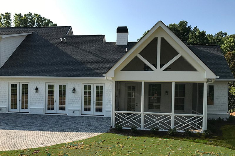 Architectural House Design - Exterior - Covered Porch for Traditional House Plan #437-83 - 4 bed, 3.5 bath