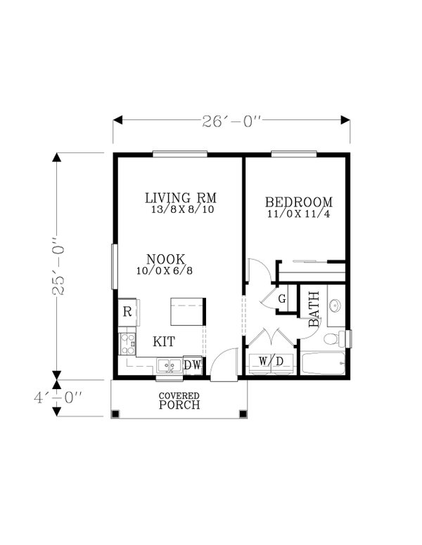 Craftsman Floor Plan - Main Floor Plan #53-694
