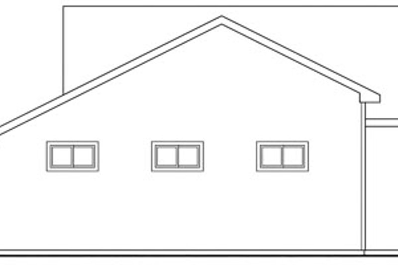 House Design - Exterior - Other Elevation for Traditional House Plan #124-641, 1 bath