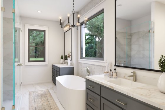 Interior - Master Bathroom for Farmhouse House Plan #430-406 - 5 bed, 3.5 bath