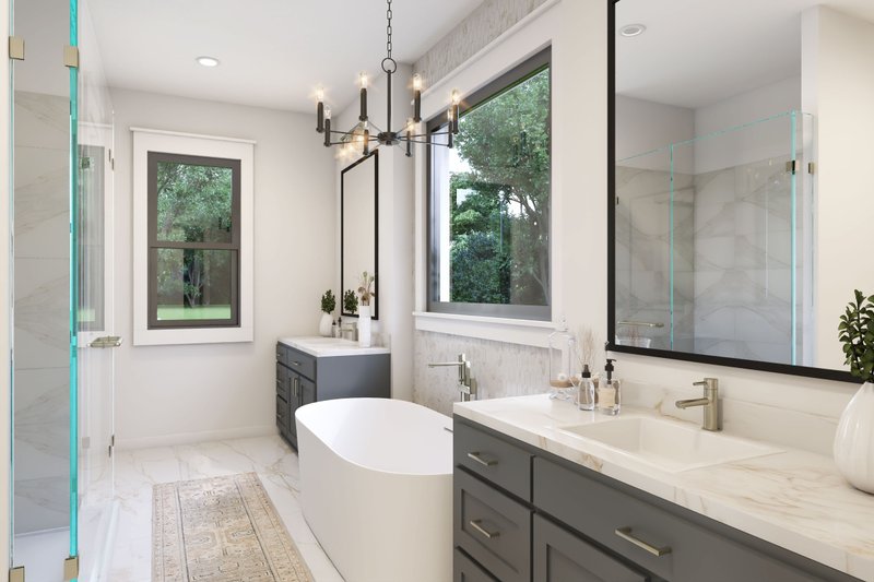 Dream House Plan - Farmhouse Interior - Master Bathroom Plan #430-406