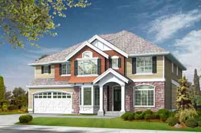Traditional Style House Plan - 4 Beds 2.5 Baths 2980 Sq/Ft Plan #132-137