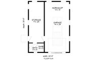 Southern Style House Plan - 0 Beds 1 Baths 720 Sq/Ft Plan #932-1282 