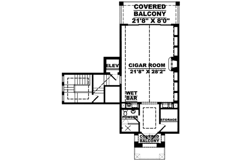 Architectural House Design - Floor Plan - Other Floor for Mediterranean House Plan #27-317 - 4 bed, 6.5 bath