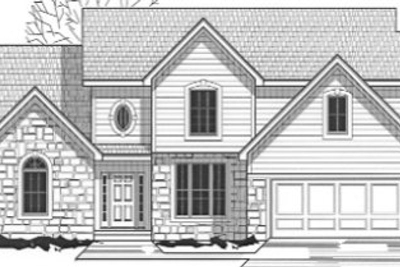 Traditional Style House Plan - 4 Beds 2 Baths 2398 Sq/Ft Plan #67-814