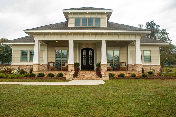 Home Plan - Exterior - Front Elevation for Prairie House Plan #930-463 - 3 bed, 3.5 bath
