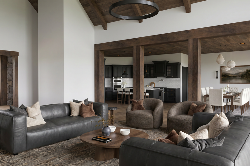 House Blueprint - Interior - Family Room 1 for Craftsman House Plan #923-512 - 5 bed, 4.5 bath