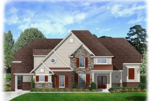 Exterior - Front Elevation Plan #329-381