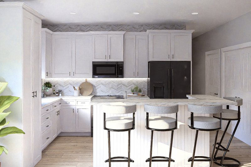 House Design - Interior - Kitchen for Traditional House Plan #455-226 - 1 bed, 1 bath