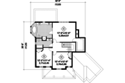 Traditional Style House Plan - 3 Beds 2 Baths 2373 Sq/Ft Plan #25-4780 