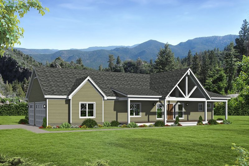 Home Plan - Traditional Exterior - Front Elevation Plan #932-408
