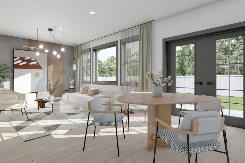 House Plan Design - Interior - Dining Room for Ranch House Plan #1060-234 - 3 bed, 2 bath