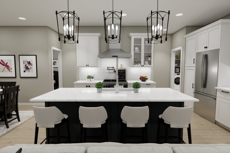 Home Plan - Interior - Kitchen 1 for Traditional House Plan #51-1415 - 4 bed, 3.5 bath