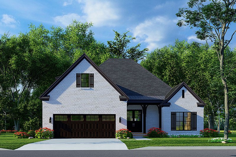 European Style House Plan - 3 Beds 2 Baths 2019 Sq/Ft Plan #923-264 ...