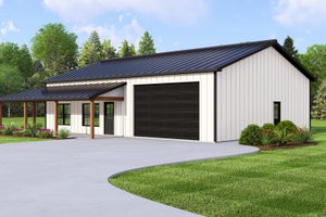 Exterior - Other Elevation for Barndominium House Plan #1064-312 - 3 bed, 1 bath