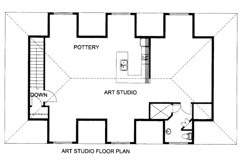 Home Plan - Floor Plan - Other Floor 1 for European House Plan #117-614 - 4 bed, 5.5 bath