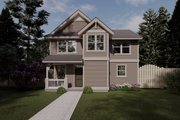 Craftsman Style House Plan - 3 Beds 2.5 Baths 1469 Sq/Ft Plan #53-689 