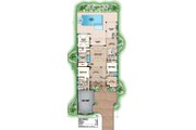 Beach Style House Plan - 3 Beds 3.5 Baths 3527 Sq/Ft Plan #27-492 