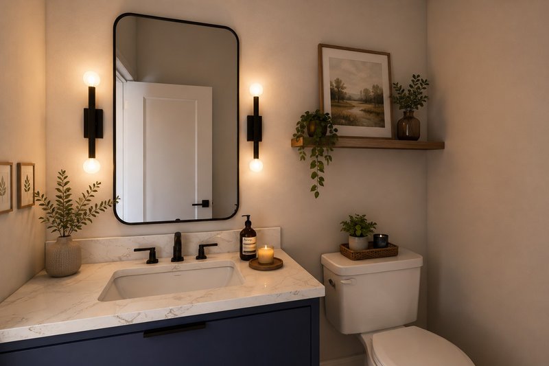 House Blueprint - Interior - Bathroom 1 for Farmhouse House Plan #1064-515 - 2 bed, 2.5 bath