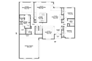 European Style House Plan - 3 Beds 2 Baths 2526 Sq/Ft Plan #81-13832 